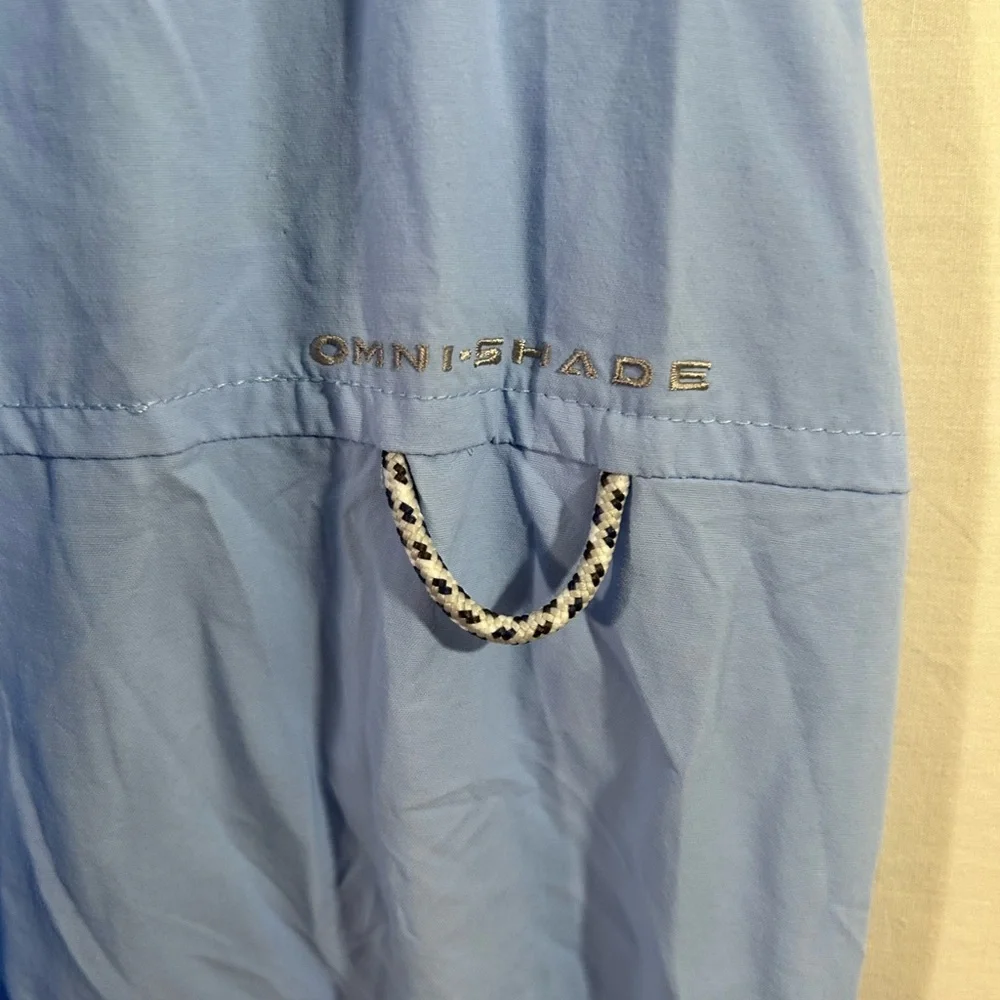 Columbia Bahama UPF 50 Blue Omni Shade Vented Long Sleeve Fishing Shirt Size XXL - Picture 6 of 11